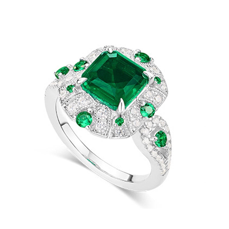 Luxurious Vintage Cultivated Emerald Set